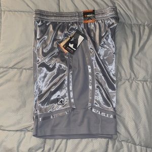 Silver And1 shorts size medium